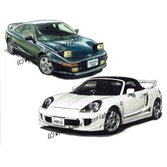 NC-555 MR2/MR2 2.0限定版画 直筆サイン額装●作家 平右ヱ門