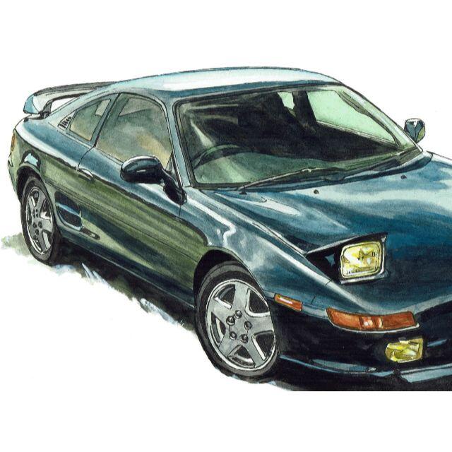 NC-929 MR2 1.6/2.0GT-S限定版画直筆サイン額装●作家平右ヱ門