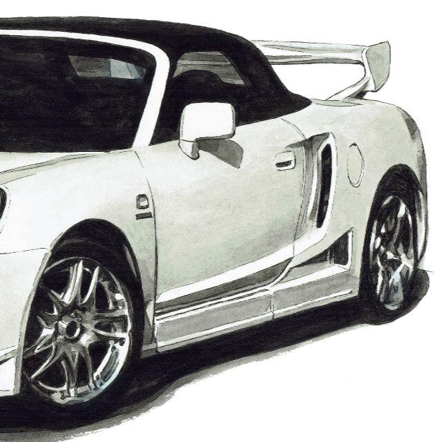 NC-929 MR2 1.6/2.0GT-S限定版画直筆サイン額装●作家平右ヱ門