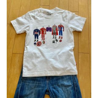 ユニクロ(UNIQLO)のユニクロ　マーベル　Tシャツ(Tシャツ/カットソー(半袖/袖なし))