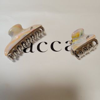 アッカ(acca)のバービークリップ　セット(中&小)(バレッタ/ヘアクリップ)