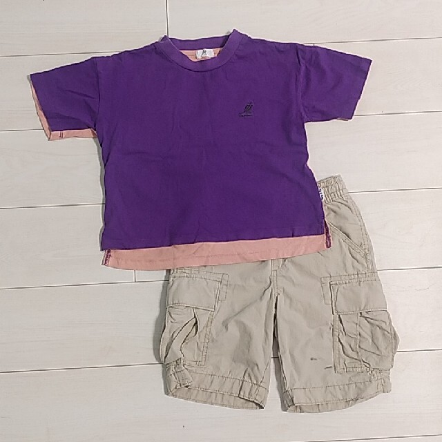 KANGOL(カンゴール)のキッズTシャツ120cm &yam×ＫＡＮＧＯＬ キッズ/ベビー/マタニティのキッズ服女の子用(90cm~)(Tシャツ/カットソー)の商品写真