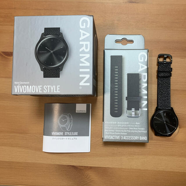 GARMIN vivomove Style 替えバンド付き