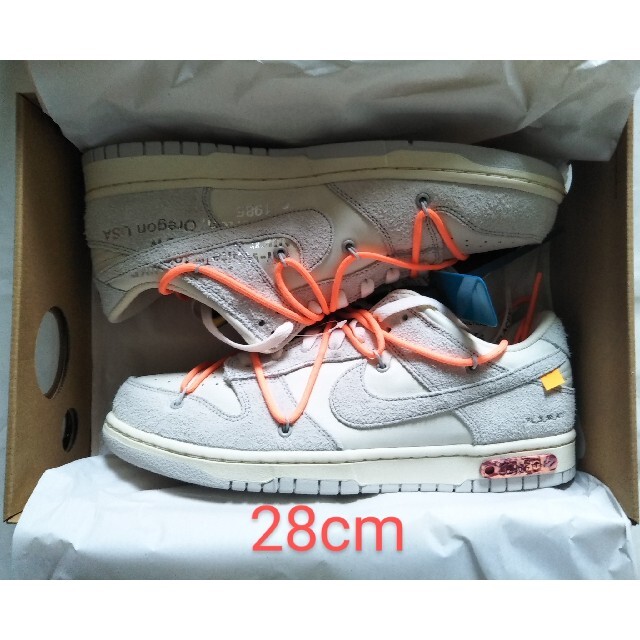 OFF-WHITE × NIKE DUNK LOW28cm