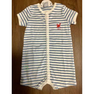 プチバトー(PETIT BATEAU)のきなこ様専用　　プチバトーショートオール(カバーオール)