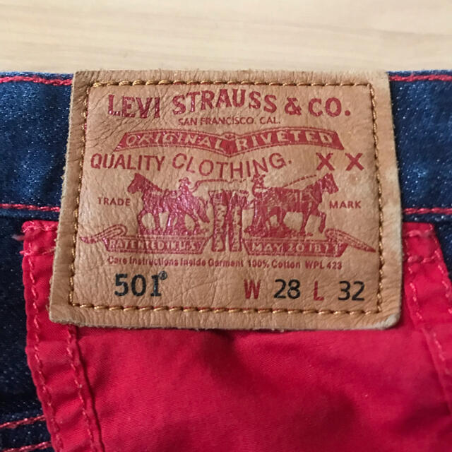 Jean-Paul GAULTIER(ジャンポールゴルチエ)のJean-Paul GAULTIER×Levi's ハーフデニムパンツ レディースのパンツ(ハーフパンツ)の商品写真