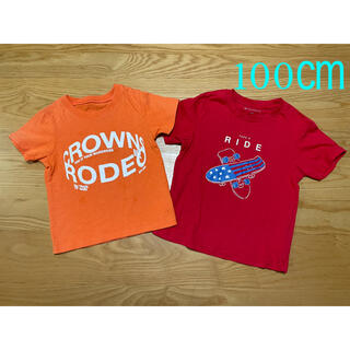 ロデオクラウンズ(RODEO CROWNS)のRODEO CROWNS、TK キッズ　Tシャツ　size100 2枚セット(Tシャツ/カットソー)