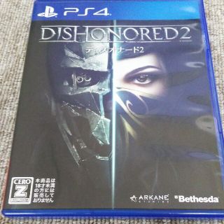 プレイステーション4(PlayStation4)の美品☆DISHONORED 2  ﾃﾞｨｽｵﾅｰﾄﾞ 2 PS4(家庭用ゲームソフト)