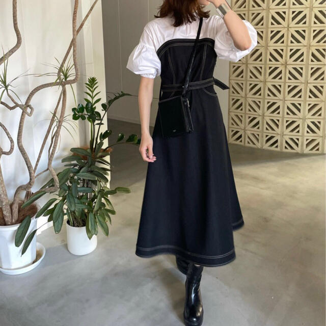 AMERI MILLEFEUILLE SHIRT DRESS  Mサイズ