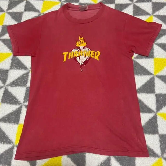 スラッシャー tシャツ ヴィンテージ 90s ヘインズ ボティ THRASHER メンズのトップス(Tシャツ/カットソー(半袖/袖なし))の商品写真