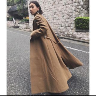 アメリヴィンテージ(Ameri VINTAGE)のAmeri Vintage BELT FLARE LONG COAT(ロングコート)