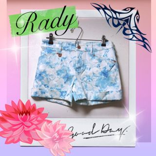 レディー(Rady)のパステルフラワー❤ショーパン(ショートパンツ)