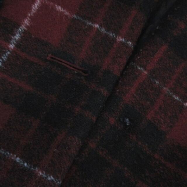 COACH(コーチ)のコーチ COACH 中綿 コート ステンカラー 衿 ボア チェック 赤 0 レディースのジャケット/アウター(その他)の商品写真