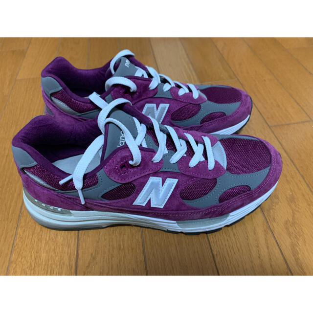 New Balance(ニューバランス)のnew balance 992 purple US9 27cm メンズの靴/シューズ(スニーカー)の商品写真