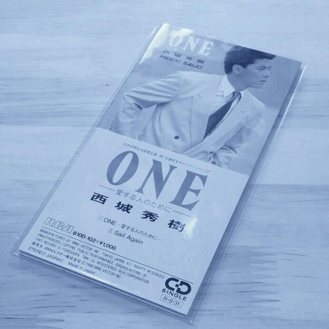 西城秀樹「 ONE - 愛する人のために - 」シングルCDCDS_西城秀樹_02