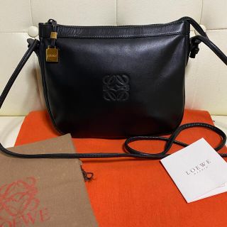 極　美品　付属品完備　LOEWE オールド　ロエベ アナグラム　2way バッグ