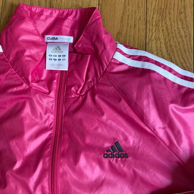 adidas(アディダス)のウインドブレーカー キッズ/ベビー/マタニティのキッズ服女の子用(90cm~)(ジャケット/上着)の商品写真