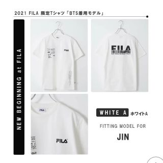 フィラ(FILA)の最終値下げ FILA BTS ジン着用モデルTシャツ(Tシャツ(半袖/袖なし))