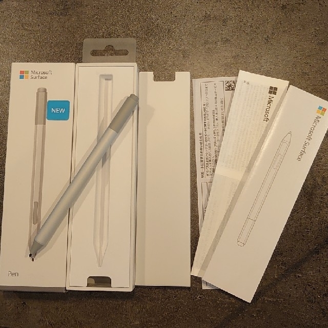 Microsoft(マイクロソフト)のSurface Pen EYV-00015 silver スマホ/家電/カメラのPC/タブレット(PC周辺機器)の商品写真