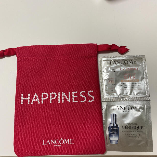 LANCOME(ランコム)のランコム　巾着ポーチ&サンプルセット コスメ/美容のキット/セット(サンプル/トライアルキット)の商品写真