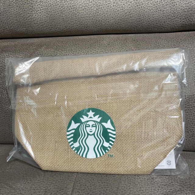 Starbucks Coffee(スターバックスコーヒー)のスターバックス　ジュートランチバック キッズ/ベビー/マタニティのこども用バッグ(ランチボックス巾着)の商品写真
