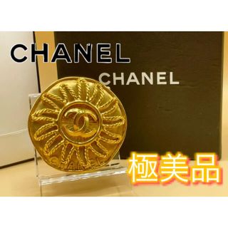 シャネル(CHANEL)の#正規品 #CHANEL #シャネル #ブローチ #ゴールド #ビンテージ (ブローチ/コサージュ)