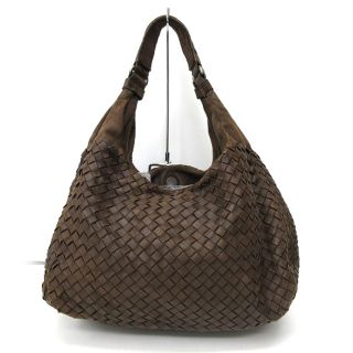 ボッテガヴェネタ(Bottega Veneta)のボッテガヴェネタ BOTTEGA VENETA セミショルダーバッグ レザー 茶(ショルダーバッグ)