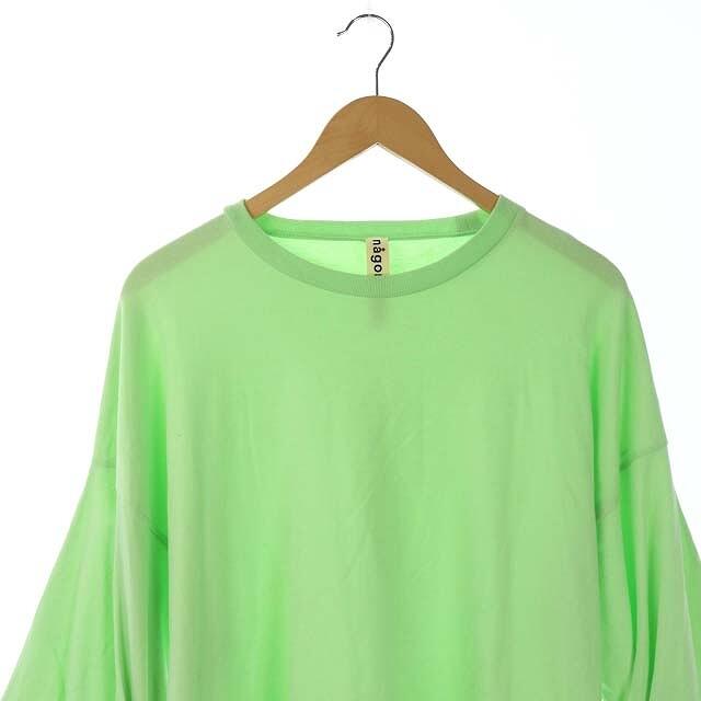 本当に信頼出来る店 21SS nagonstans ナゴンスタンス チュニック 黄緑 グリーン 38 チュニック
