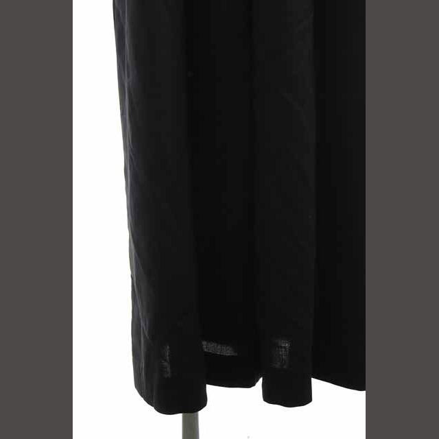 ENFOLD(エンフォルド)のエンフォルド オールインワン 半袖 ワイド 38 黒 ブラック /CM ■OS レディースのパンツ(サロペット/オーバーオール)の商品写真
