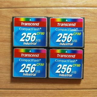 トランセンド(Transcend)のコンパクトフラッシュカード256MBx4枚セット(その他)