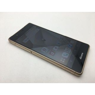 フジツウ(富士通)の563 SIMフリー arrows SV F-03H ゴールド ◆美品◆(スマートフォン本体)