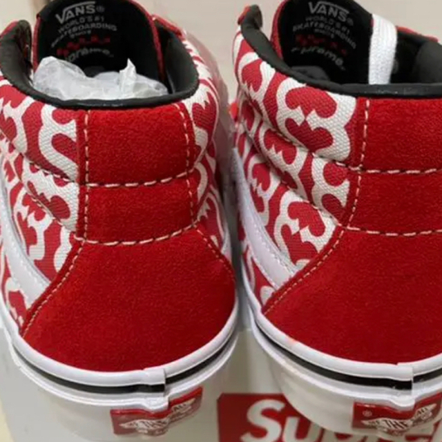 SUPREME VANS MONOGRAM S LOGO SKATE  MID