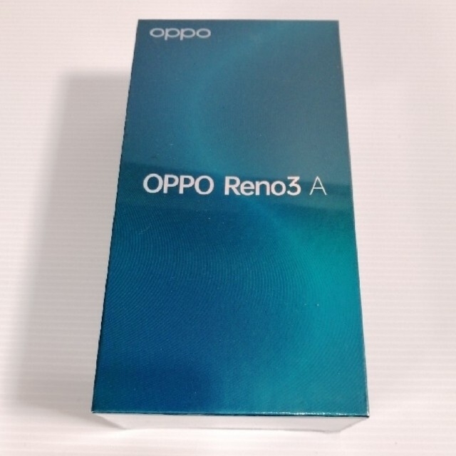 スマートフォン本体①根強い人気のOPPO Reno3 A ホワイト SIMフリー　ワイモバイル版