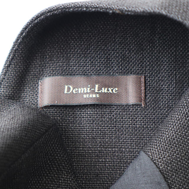 Demi-Luxe BEAMS(デミルクスビームス)の最終値下Demi-Luxe BEAMS リネン クルーネックストレートワンピース レディースのワンピース(ロングワンピース/マキシワンピース)の商品写真