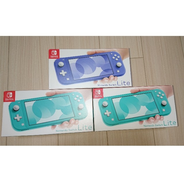 【ラッピング無料】 Nintendo Switch - 【新品未開封】Nintendo Switch Lite 3台セット 家庭用ゲーム機本体