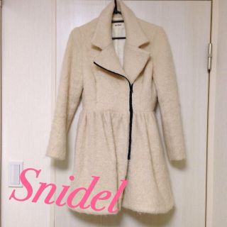 スナイデル(SNIDEL)の♡送込 snidel ライダースコート♡(ロングコート)