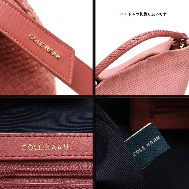 Cole Haan(コールハーン)の◇コールハーン◇ イントレチャート / 編み込み / ピンク / レザー レディースのバッグ(ショルダーバッグ)の商品写真