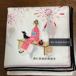 バーバリー(BURBERRY)の新品　バーバリー　スカーフ　女の子　ハンカチ　　花火　浴衣(ハンカチ)