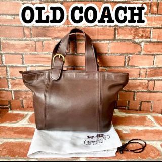 コーチ(COACH)のオールドコーチ　ハンドバッグ　舟型　4133  グローブレザー　美品(ハンドバッグ)