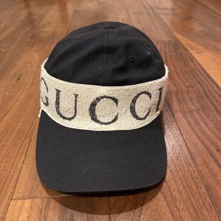 グッチ(Gucci)のGGUCCI グッチ ヘアバンド付き ベースボール キャップ サイズL(キャップ)