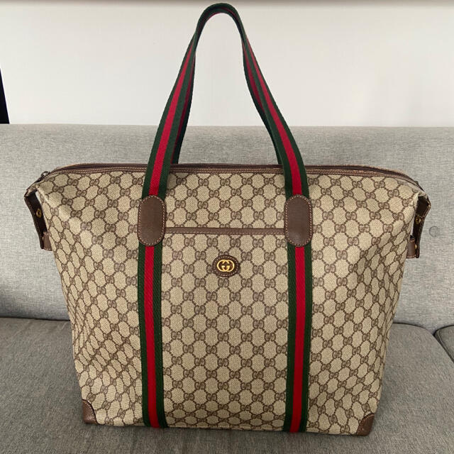 Gucci - 【美品】 オールドグッチ トラベルバッグ ボストンバッグ