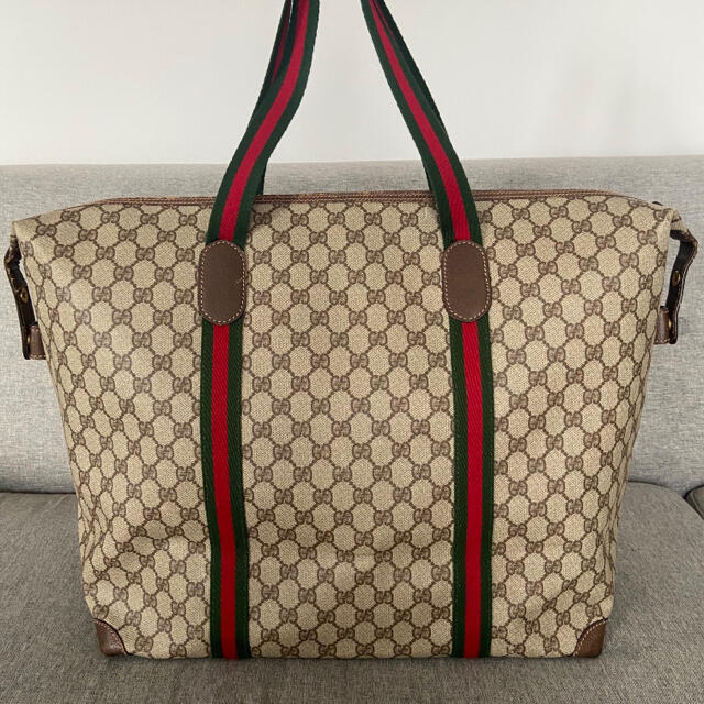 Gucci - 【美品】 オールドグッチ トラベルバッグ ボストンバッグ