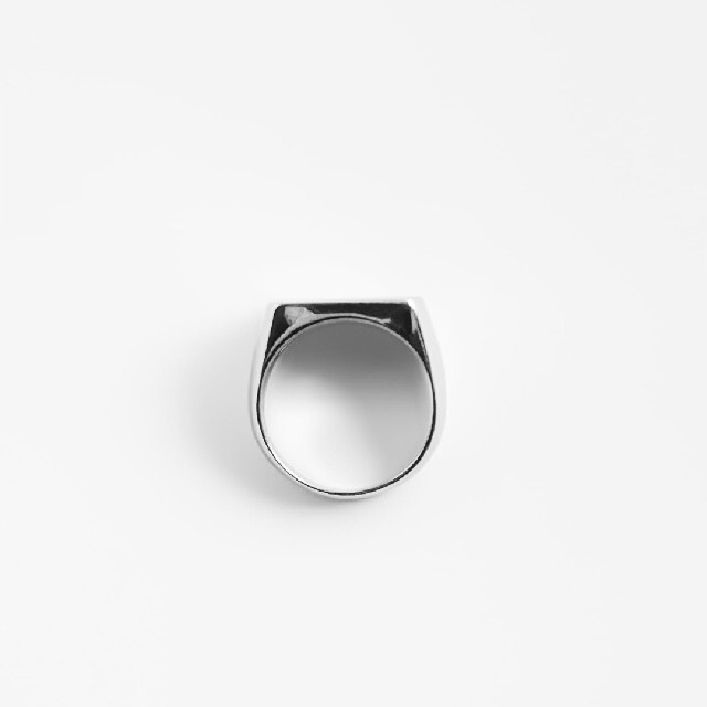 ZARA(ザラ)の【L】シルバーリング サイズS レディースのアクセサリー(リング(指輪))の商品写真
