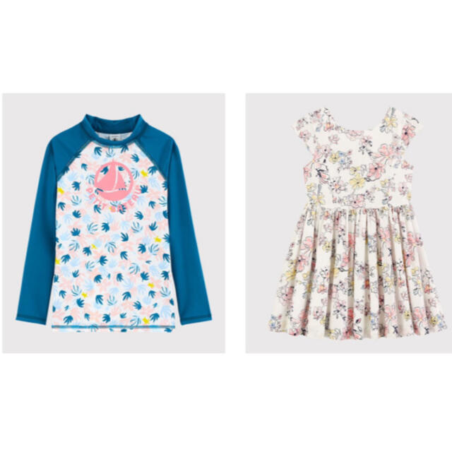 PETIT BATEAU(プチバトー)のSakura様専用① プチバトー キッズ/ベビー/マタニティのキッズ服女の子用(90cm~)(ワンピース)の商品写真