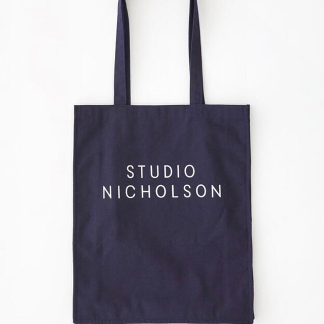 【新品未使用】STUDIO NICHOLSON トートバッグ　ネイビー