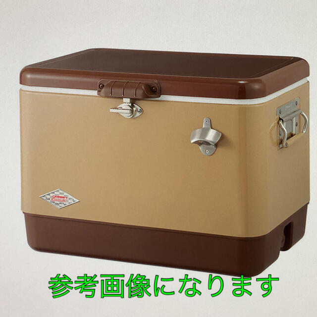 スポーツ/アウトドアコールマン　54QT スチールベルトクーラー(バターナッツ)  新品未開封品