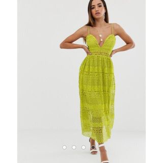 エイソス(asos)のASOS レースワンピース(ロングワンピース/マキシワンピース)