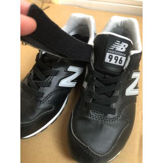 ニューバランス(New Balance)のニューバランス　キッズ　996   1回のみ使用　19.5センチ　合皮(スニーカー)