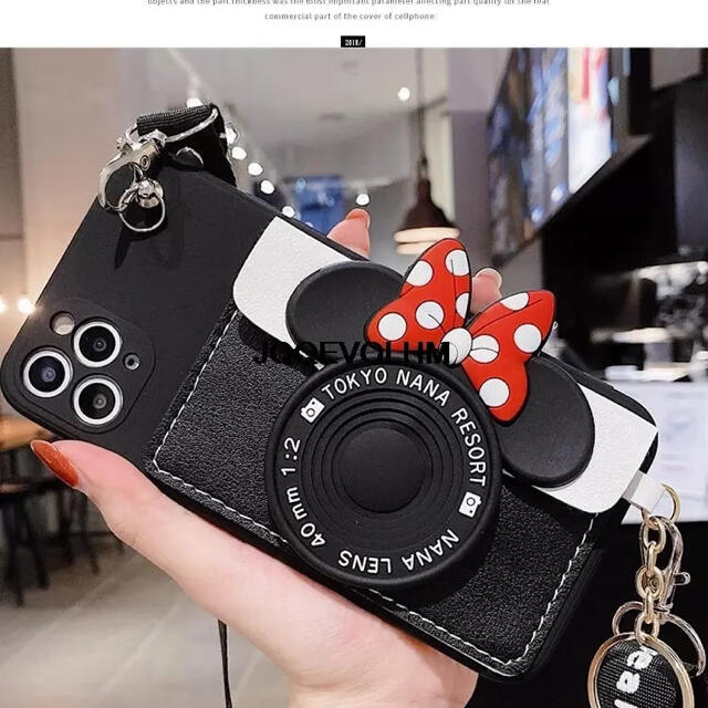Disney ミニーマウス カメラ型 Iphone 12 Mini ケース ポーチ ディズニーの通販 By Sugar S Shop ディズニー ならラクマ