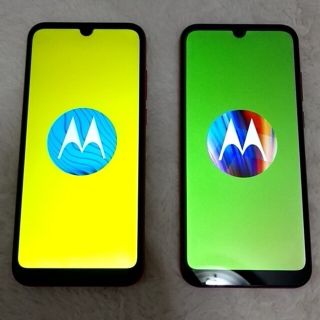 モトローラ(Motorola)のさくらんぼ様Moto E6S (スマートフォン本体)